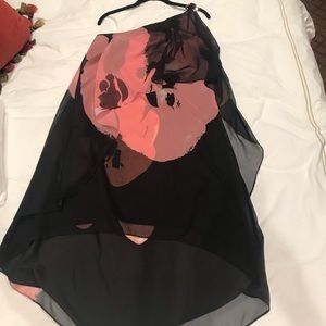 Halston Heritage one shoulder dress